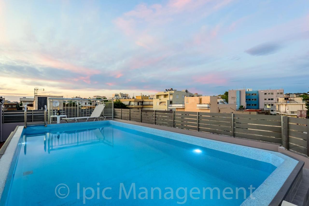 City Center Apartment With Rooftop Swimming Pool Chania  Luaran gambar